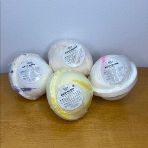 Buff City Soap 🛁 Bath Bombs Various - Set of Four New in Package